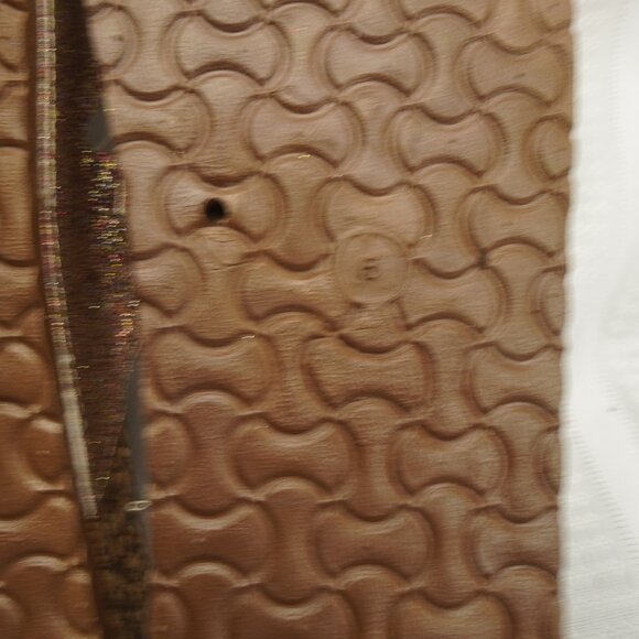 Mia Women’s Glitter Slide Sandals Rose Gold Double Buckle Comfort Footbed Size 8 - Picture 8 of 9